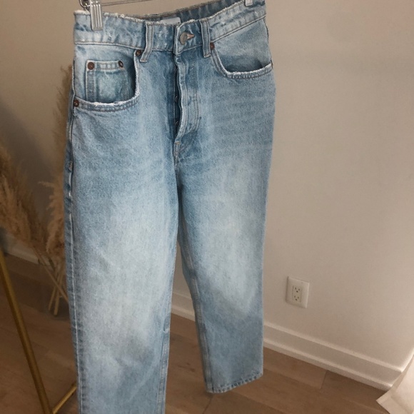 ZARA Straight Leg Ankle Length Jeans - Picture 7 of 7